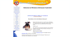 Desktop Screenshot of miniature-schnauzer-australia.com